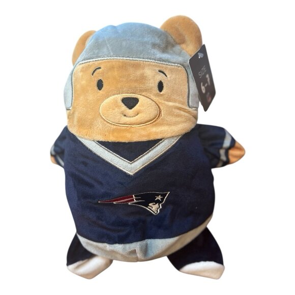 Cubcoats NFL Patriots Child’s Hoodie Size 6-7; 2-1 Transforms Hoodie Soft Plush - Picture 4 of 11